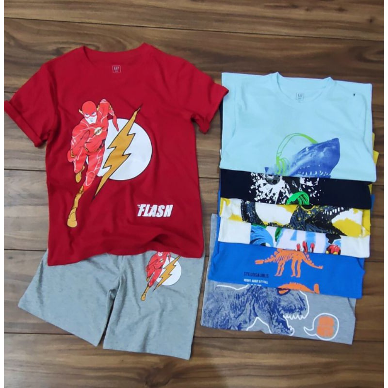 {25-60kg} Bộ bé trai cộc tay Gapkids vnxk size đại (link thanh lý lẻ size)