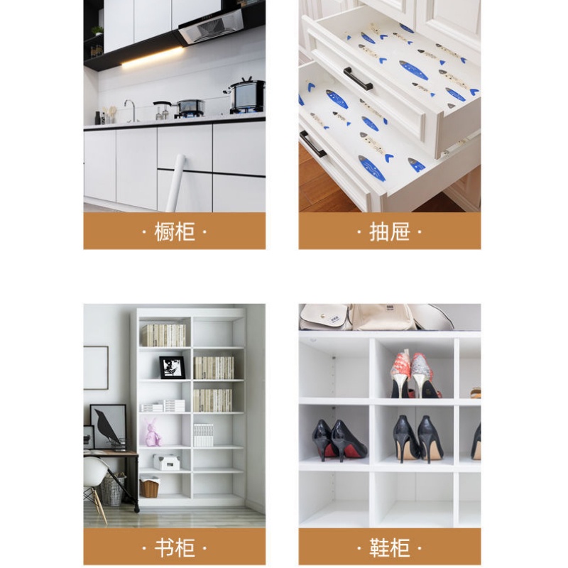 Cuộn Giấy Lót Ngăn Kéo Chống Thấm Nước Chống Dầu Chống Ẩm Cho Nhà Bếp