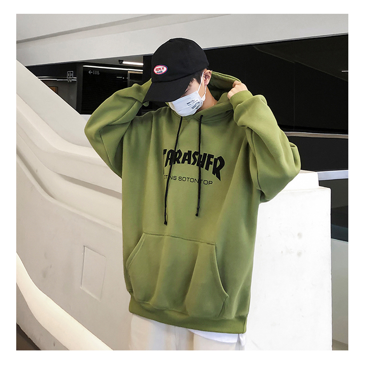 Áo hoodie dáng rộng phong cách Hàn Quốc dành cho nam | BigBuy360 - bigbuy360.vn