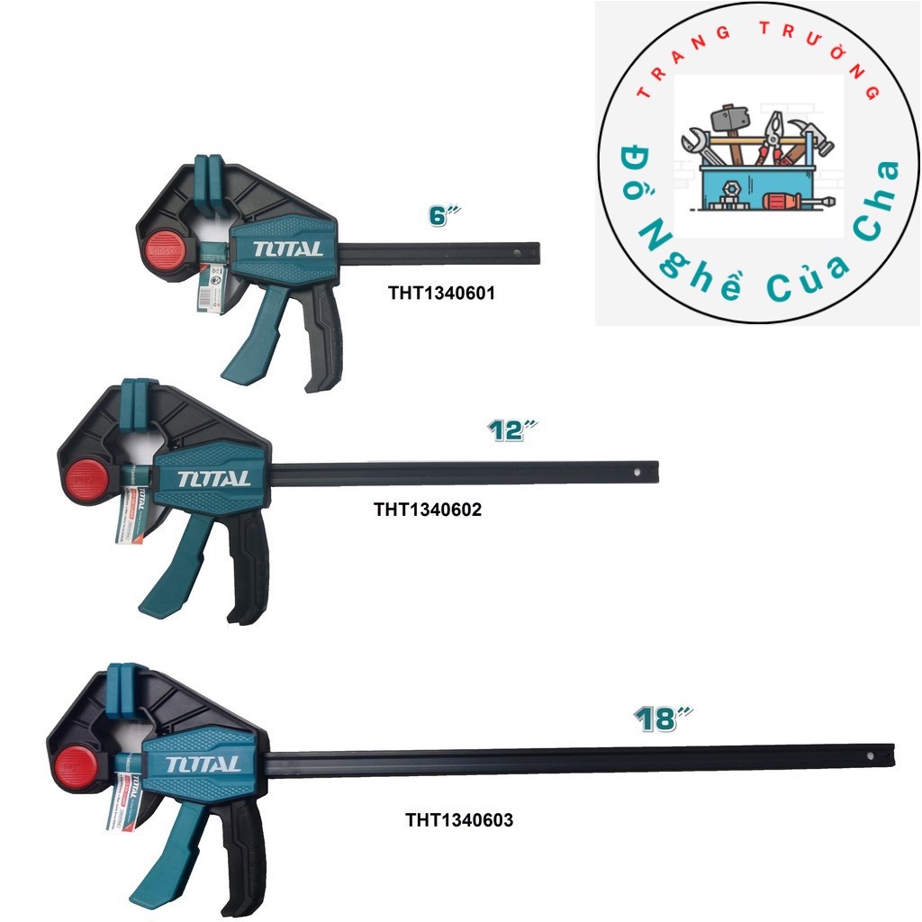 Cảo kẹp nhanh Total chính hãng THT1340601 THT1340602