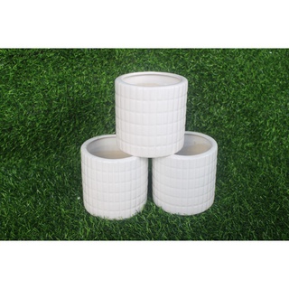 Lọ gốm tròn cắm hoa dáng ống dùng cắm hoa