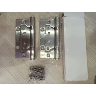 1 Bộ gồm 2 chiếc Bản lề âm dương, bản lề bướm, bản lề cửa 4x3x3 SUS 304