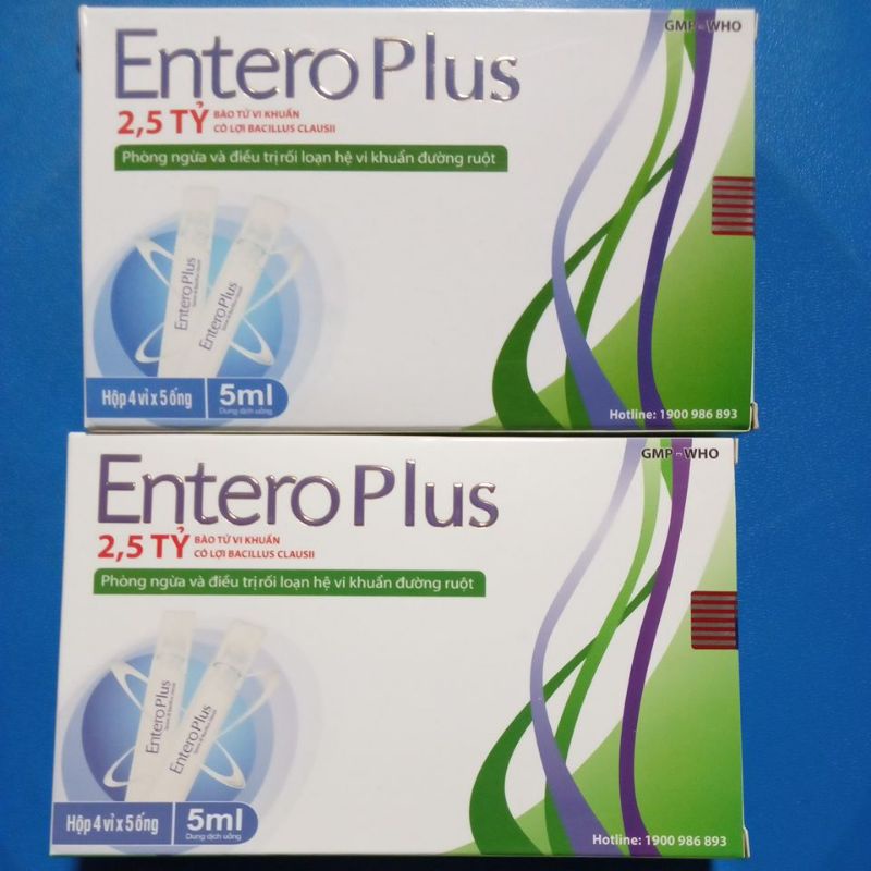 Men tiêu hóa Entero Plus hộp 20 ống