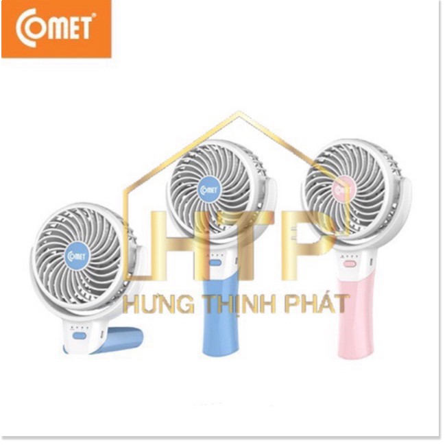 Quạt sạc cầm tay Comet CRF0904 sạc USB