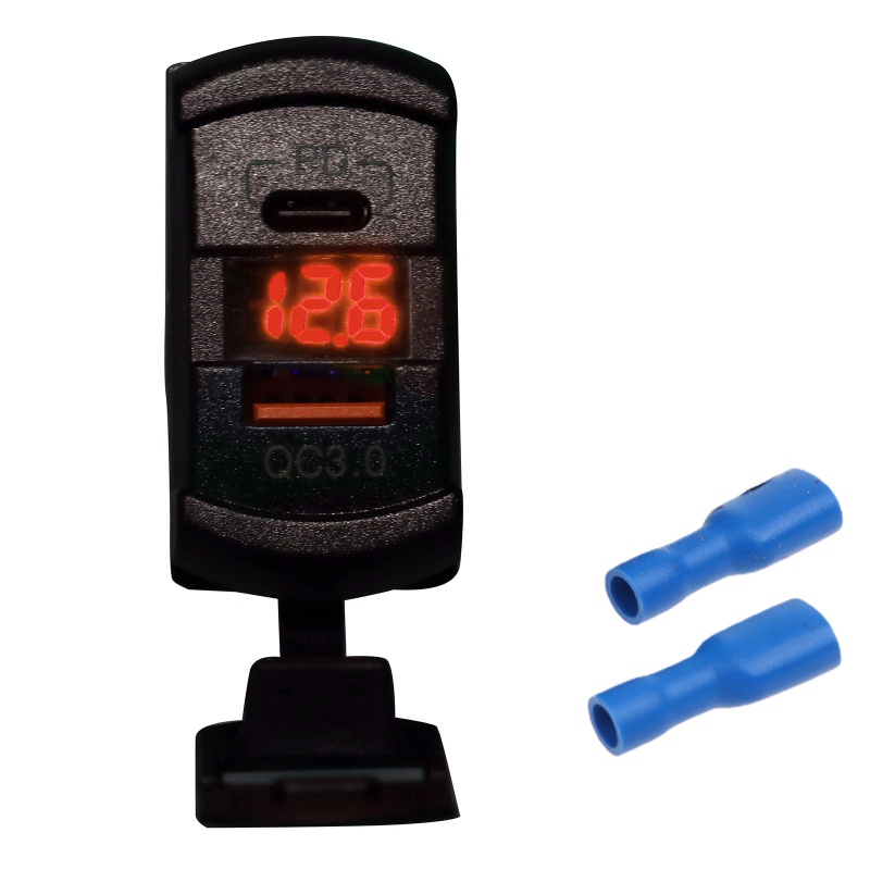 Bộ Sạc Nhanh 45W Type C PD 18W QC3 0 Chuyên Dụng Cho Xe Tải / Máy Tính Bảng