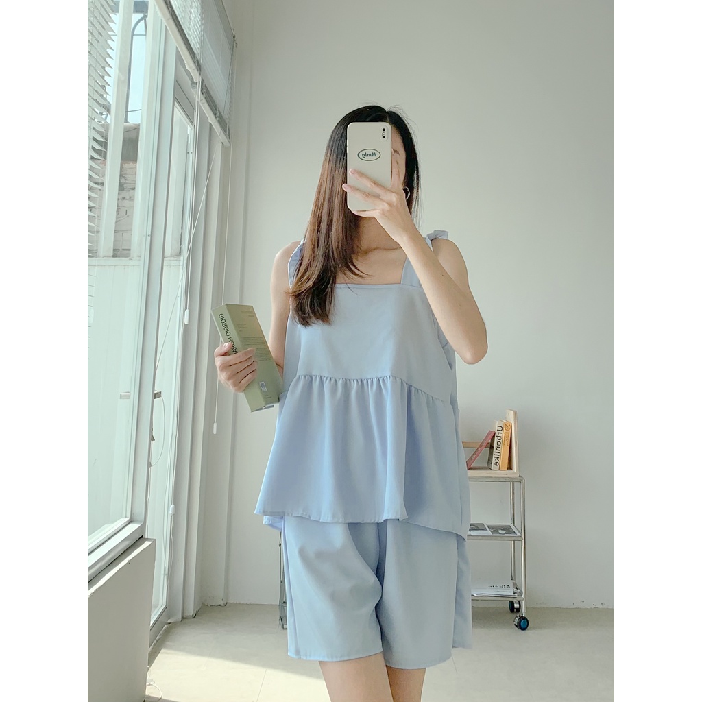 Bộ Đồ Ngủ Pijama Hai Dây Bản Lớn LEO's clothing DB12 | BigBuy360 - bigbuy360.vn