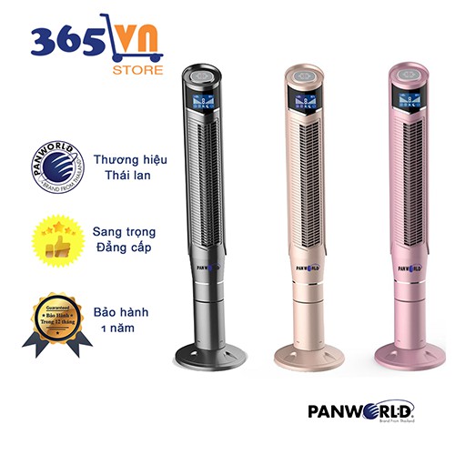 QUẠT THÁP PANWORD PW-8203 CHÍNH HÃNG CAO CẤP QUAY GÓC 360 ĐỘ