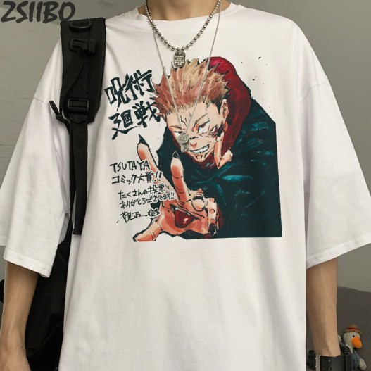 Áo Thun Tay Ngắn Unisex In Hình Jujutsu Kaisen Anime cực chất