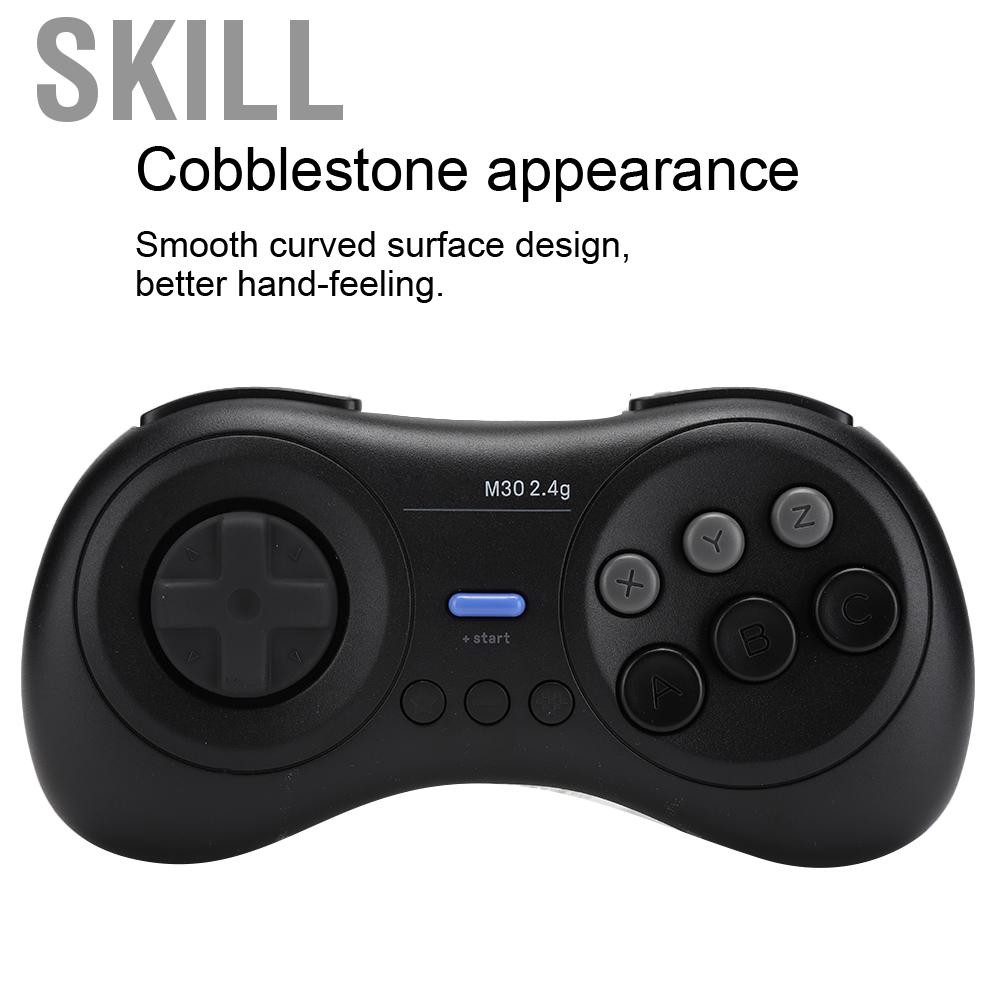 Tay Cầm Chơi Game Không Dây 8 Bitdo M30 Md Mini 2.4g Cho Sega Mini / Genesis