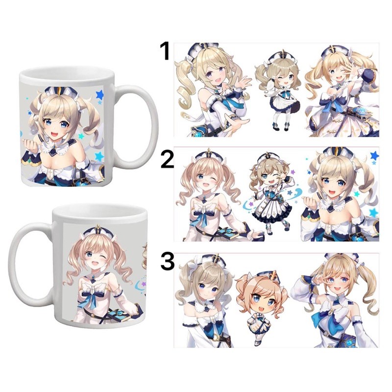 cốc barbara genshin impact/ cốc in hình genshin impact barbara