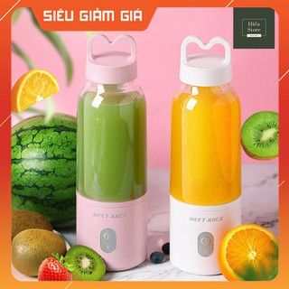 Máy xay sinh tố mini Đa năng cầm tay MEET JUICE Chính Hãng 500ml - 150W