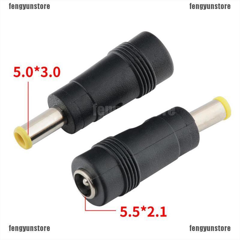 Bộ 2 Đầu Nối Chuyển Đổi Nguồn Điện 5.5x2.1mm Sang 5.5x3.0mm