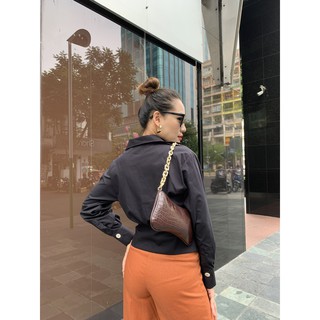 Áo sơ mi cổ V Cói Design