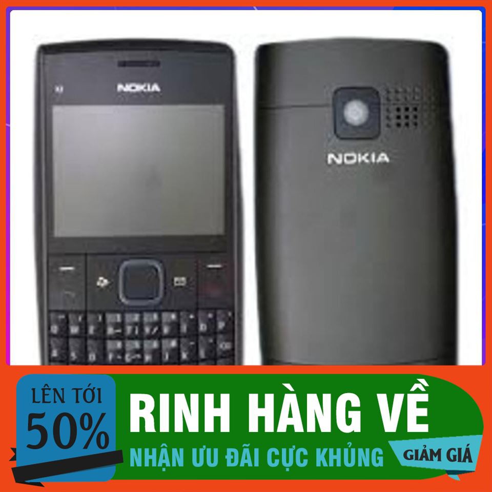 [bộ |[sản phẩm|] Bộ vỏ nokia X2-01 không phím chính hãng hàng loại 1