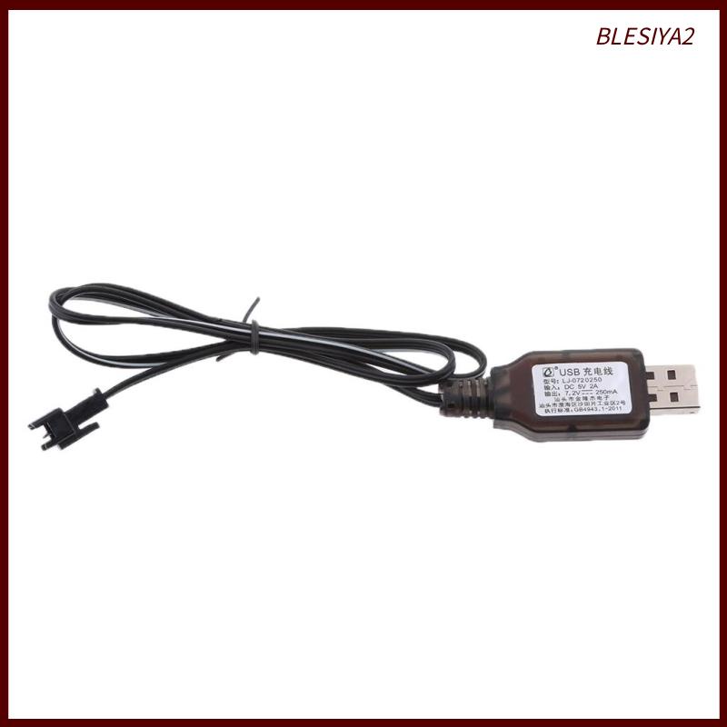 Dây Cáp Sạc Pin USB 2Pin NI-MH / NI-Cd 7.2V Cho Máy Bay Điều Khiển Từ Xa SM 2V