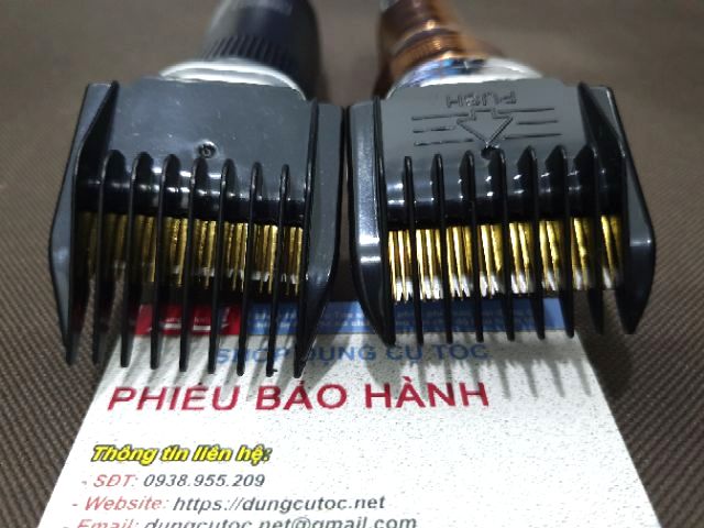 Cữ Tông Đơ Pin Sạc, Bộ 4 Cữ 3mm, 6,mm 9mm, 12mm Cho Tông Pin.(Ảnh thật)