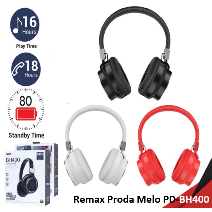 - Tai Nghe Chụp Tai Bluetooth 5.0 Remax Proda Melo PD-BH400