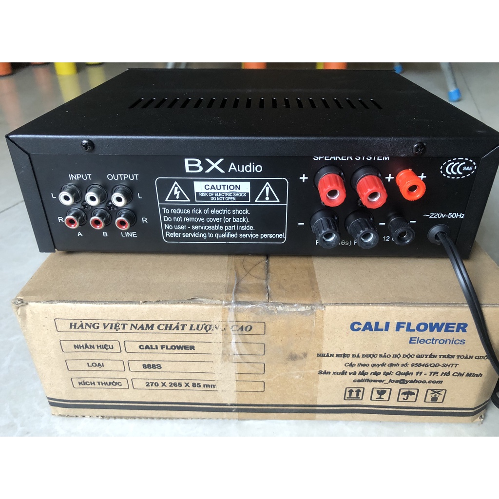 Amply Karaoke mini AC / DC 12V CALIFLOWER 888S