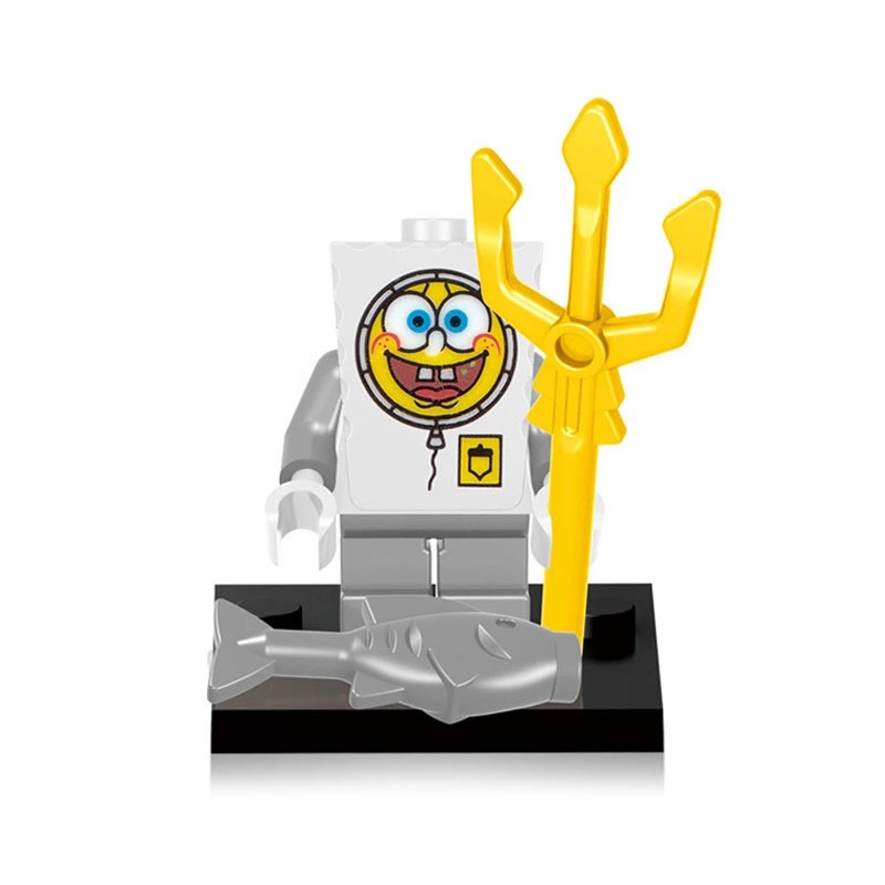 Đồ Chơi Lắp Ráp Mô Hình lego Hình Chú Cua/Cua/Ngôi Sao Spongebob Cho Trẻ Em