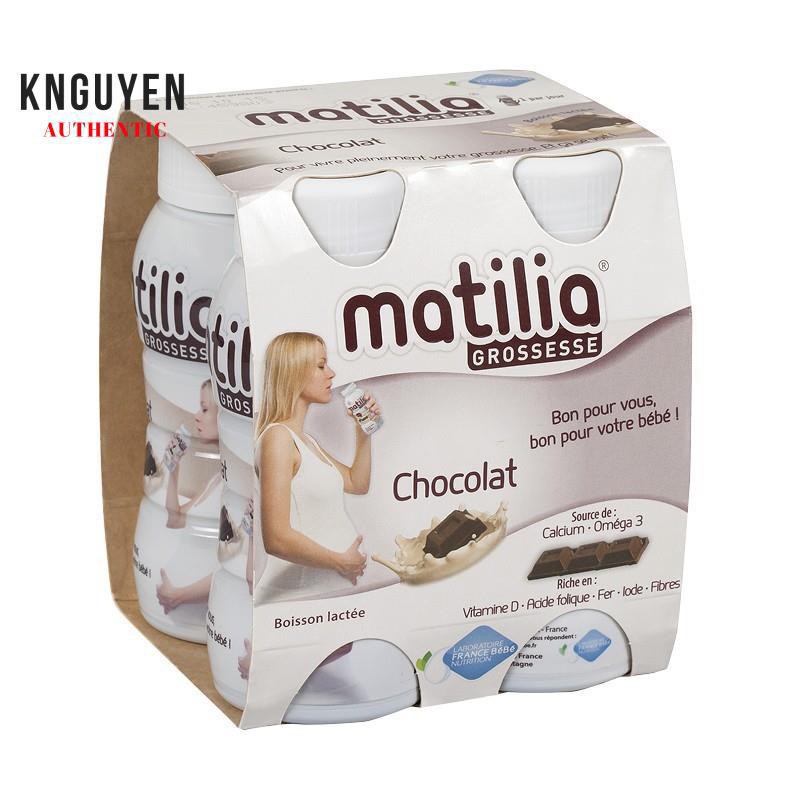 Besoc86 Sữa Bầu Matilia 200ml ( Pháp ) Vị socola, vani