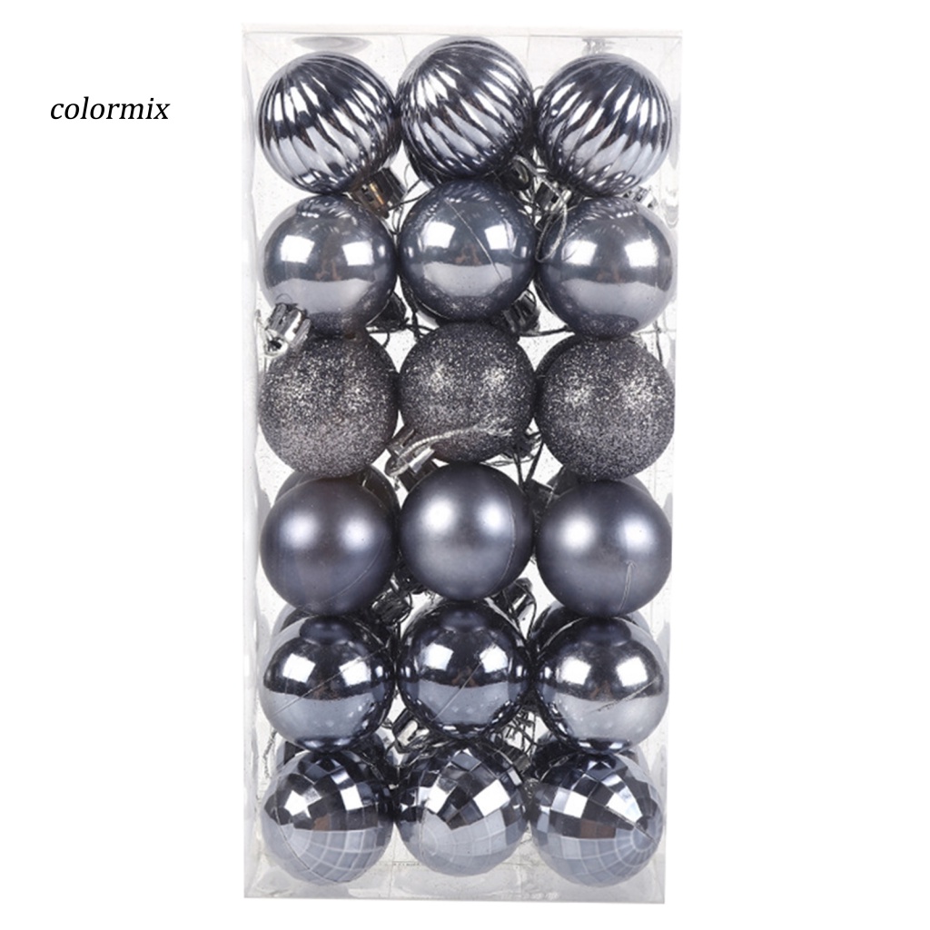 Set 36 Trái Châu 4cm Trang Trí Giáng Sinh