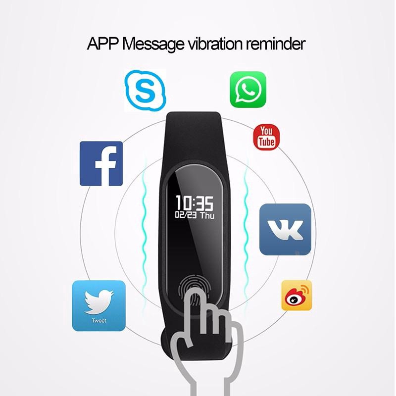 Đồng Hồ Thông Minh Tích Hợp Đo Nhịp Tim Ip67 Có Thể Tháo Rời Cho Iphone Android