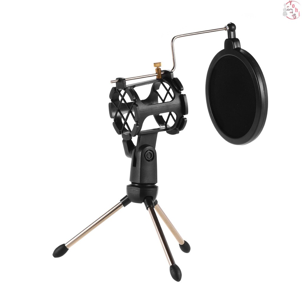 Bộ Micro Mini Để Bàn Kèm Giá Đỡ Và Đồ Lọc Chuyên Dụng