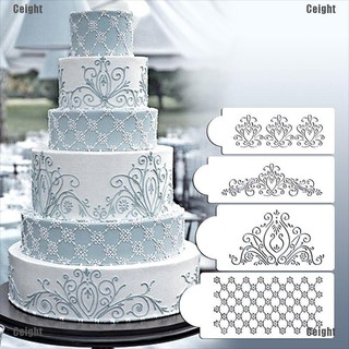 Set 4 khuôn trang trí bánh cupcake kiểu công chúa xinh xắn