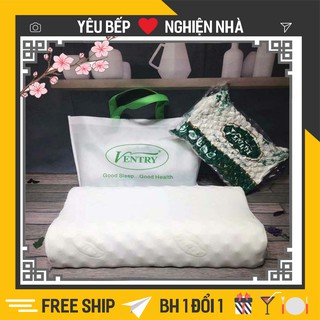 Gối cao su non VenTry Thái Lan gối cao cấp 100% từ cao su non,gối cao su cao cấp