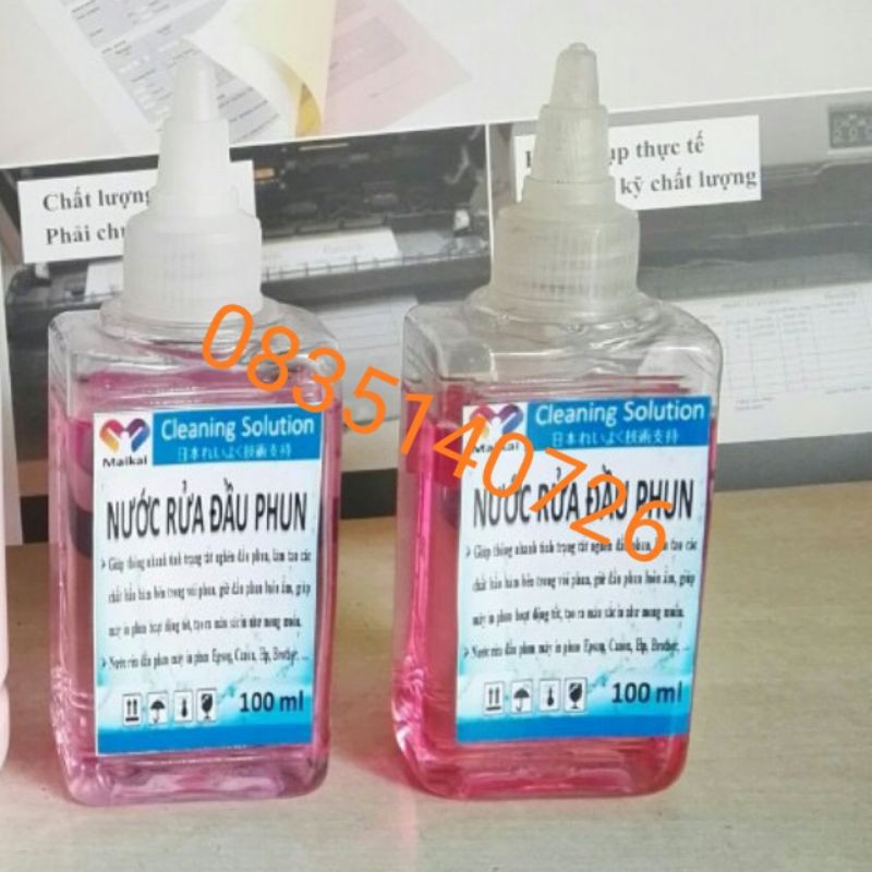 Nước rửa đầu phun máy in chai 100ml-500ml giá tốt chất lượng | BigBuy360 - bigbuy360.vn