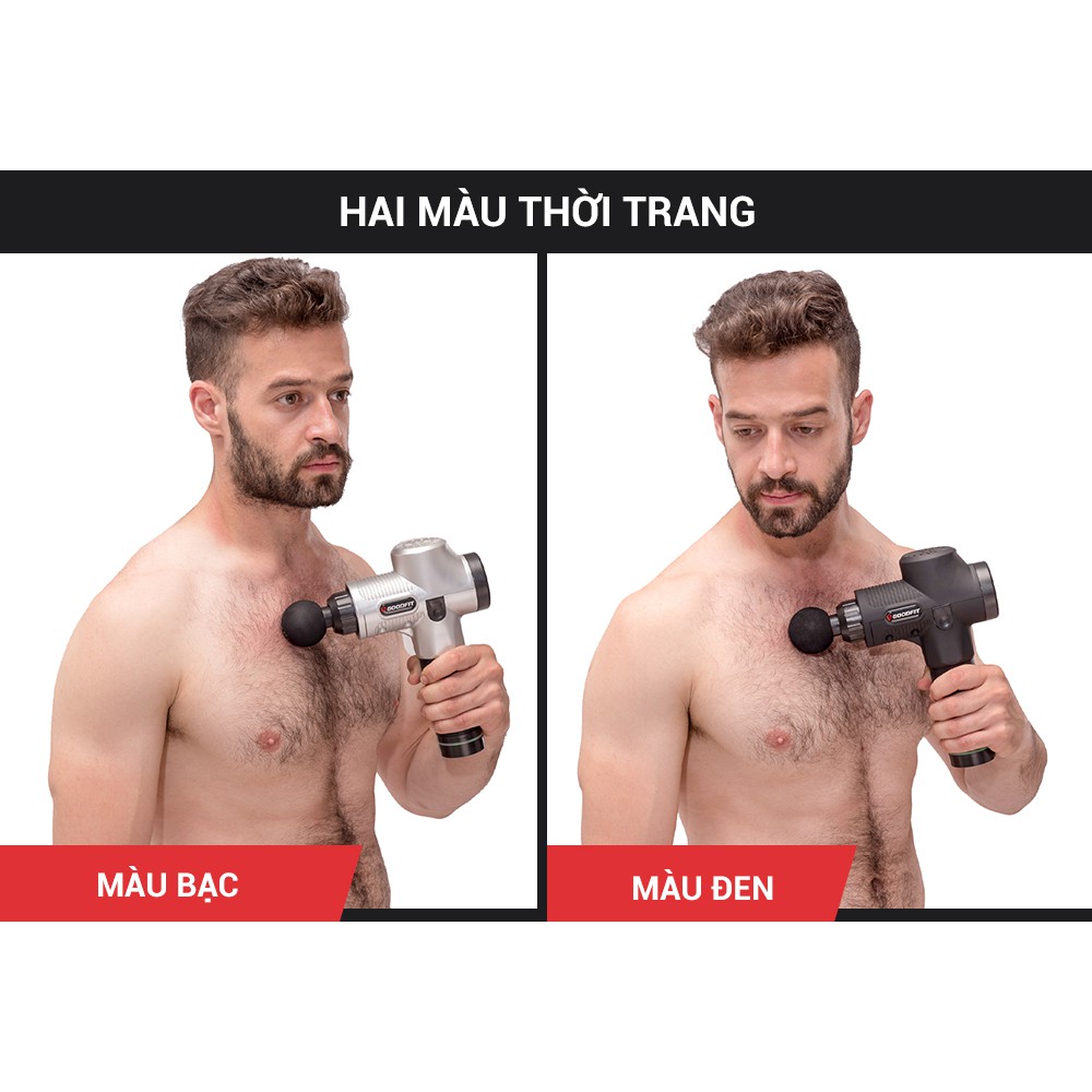 Máy mát xa cầm tay Massage Gun chính hãng GoodFit GF211MG