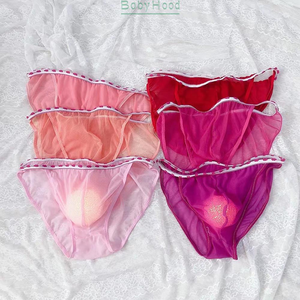 Underwear Briefs Bulge Pouch Sheer Thongs Underpants Bikini Breathable#BBHOOD