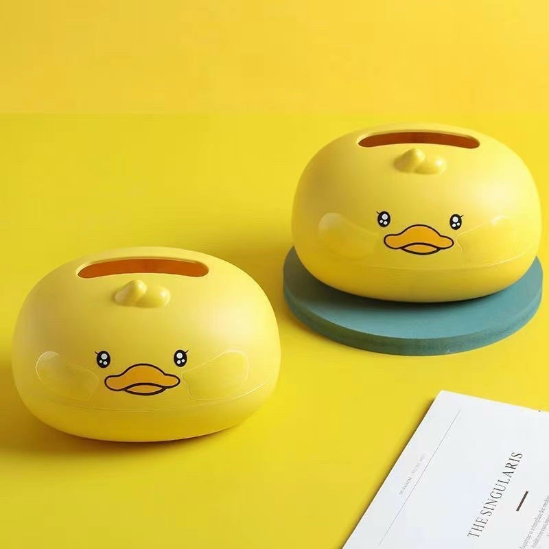 🐤🐤 Hộp đựng khăn giấy vịt để bàn siêu xinh 🐤🐤 các chị em sẽ không còn gì xa lạ với hình ảnh chú vịt vàng đang làm mưa ..