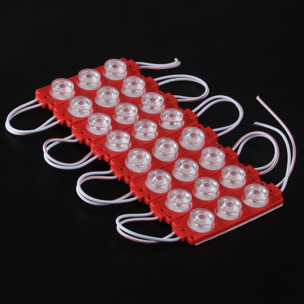 Set 8 Mô-đun đèn 3 LED 12V 24V đánh dấu bên hông siêu sáng cho xe buýt cảnh báo xe tải