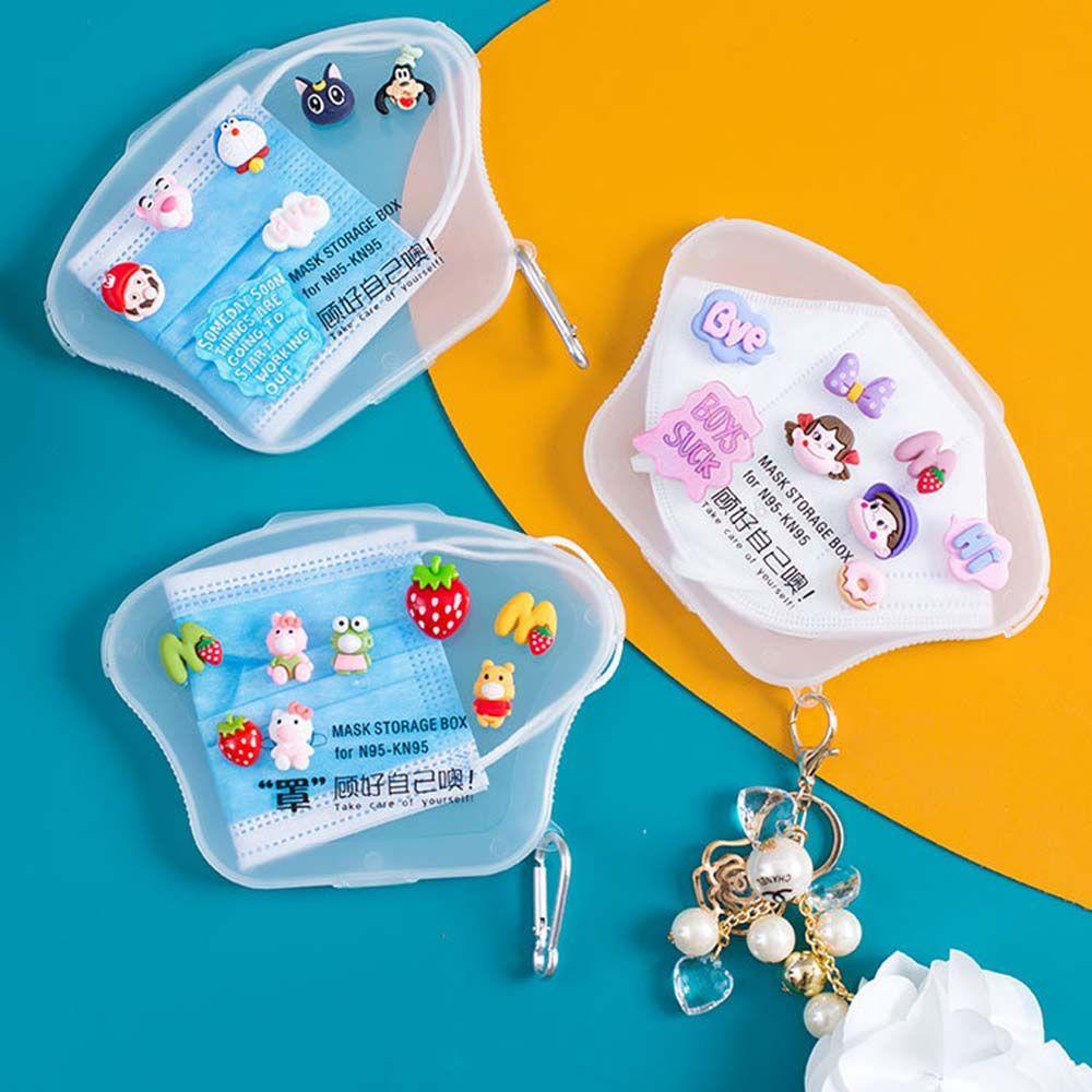 Túi Đựng Khẩu Trang Chống Ô Nhiễm Họa Tiết Hoạt Hình Dễ Thương Ốp