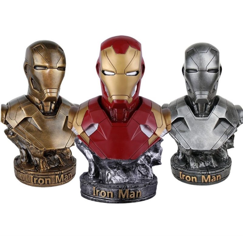 Mô hình Iron Man tượng bán thân Mk46 18cm,36cm trang trí phòng.