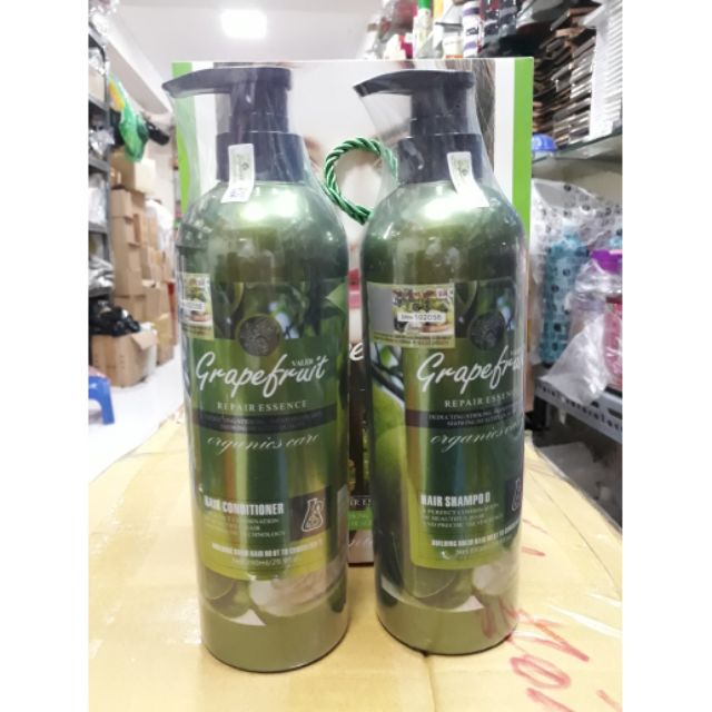 Combo cặp dầu gội Grapefruit hương bưởi.