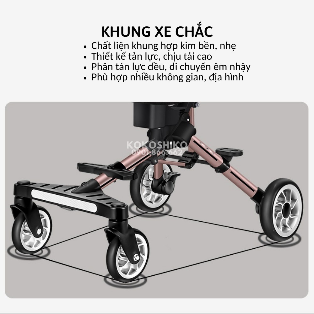 Xe đẩy du lịch Cody Baby 969