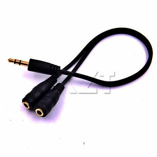 [Mã ELHACE giảm 4% đơn 300K] Jack Audio Chia 1 Thành 2 Cổng 3.5 - AUD353
