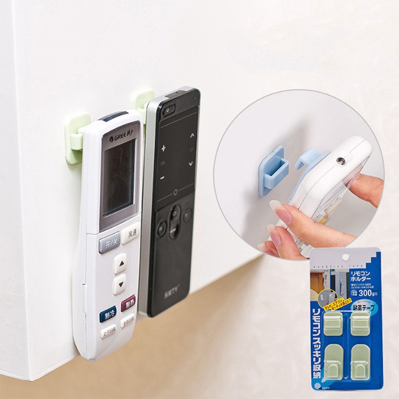 Set 2 Móc Treo Dán Tường Gắn Remote Điều Khiển Thiết Kế Nhỏ Gọn 88112 SHOP KHO TỔNG VP88