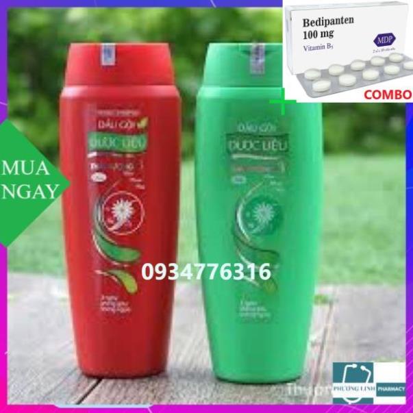 Combo Bedipanten 100mg +  Dầu Gội Dược liệu Thái Dương 3 200ml