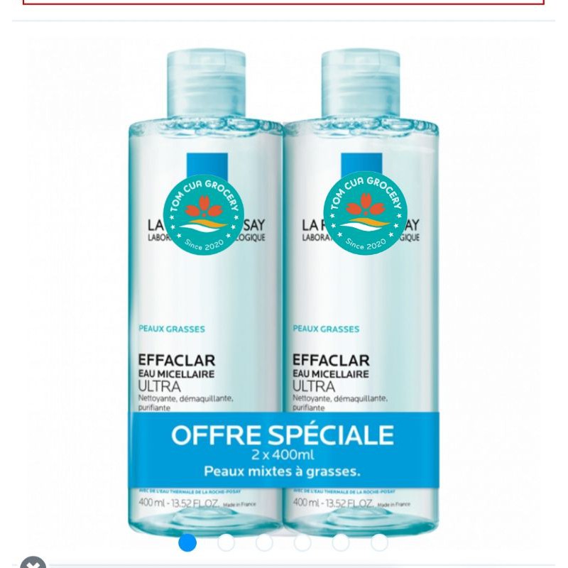 NƯỚC TẨY TRANG L🅰️R⛔CHE MICELLAIRE 400ML