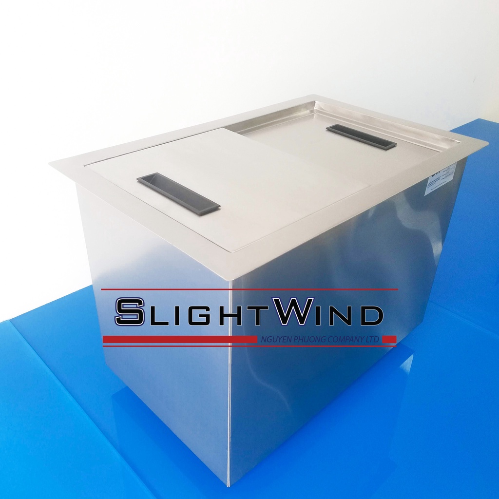 THÙNG ĐÁ INOX ÂM QUẦY