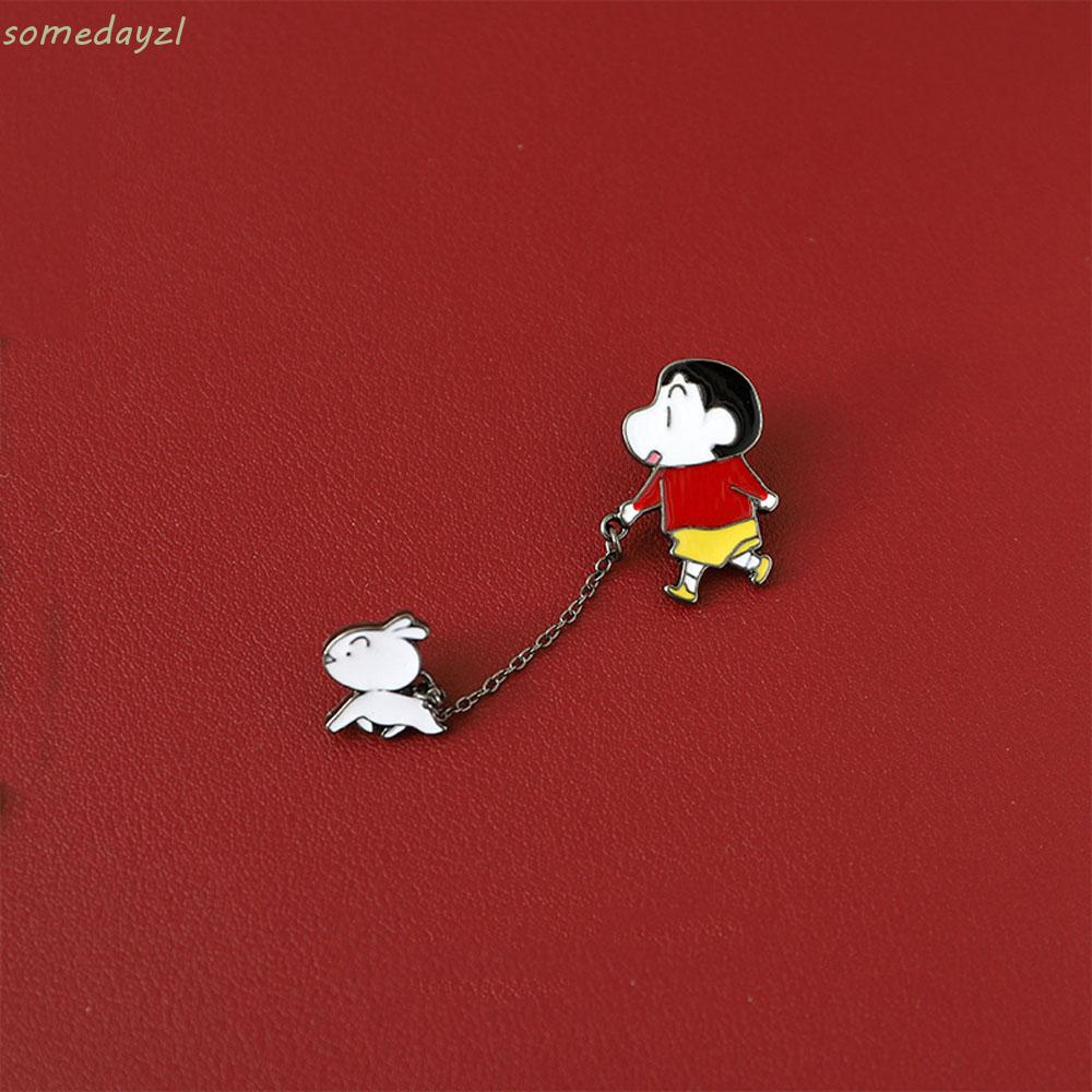 Ghim Cài Áo Trang Trí Hình Cậu Bé Bút Chì Shin-Chan Thời Trang