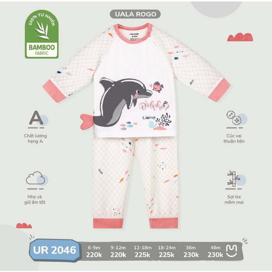 Uala Bộ cài vai sợi tre UR2046