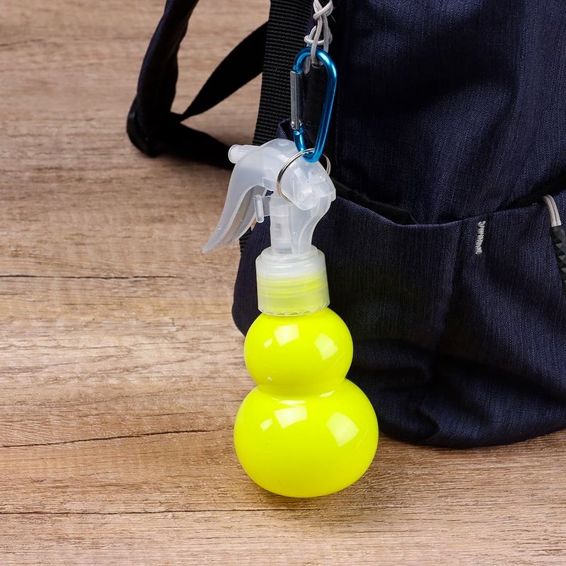 Chai xịt đựng dung dịch hình quả bầu 100ml có cò nhấn với móc treo tiện dụng khi đi du lịch