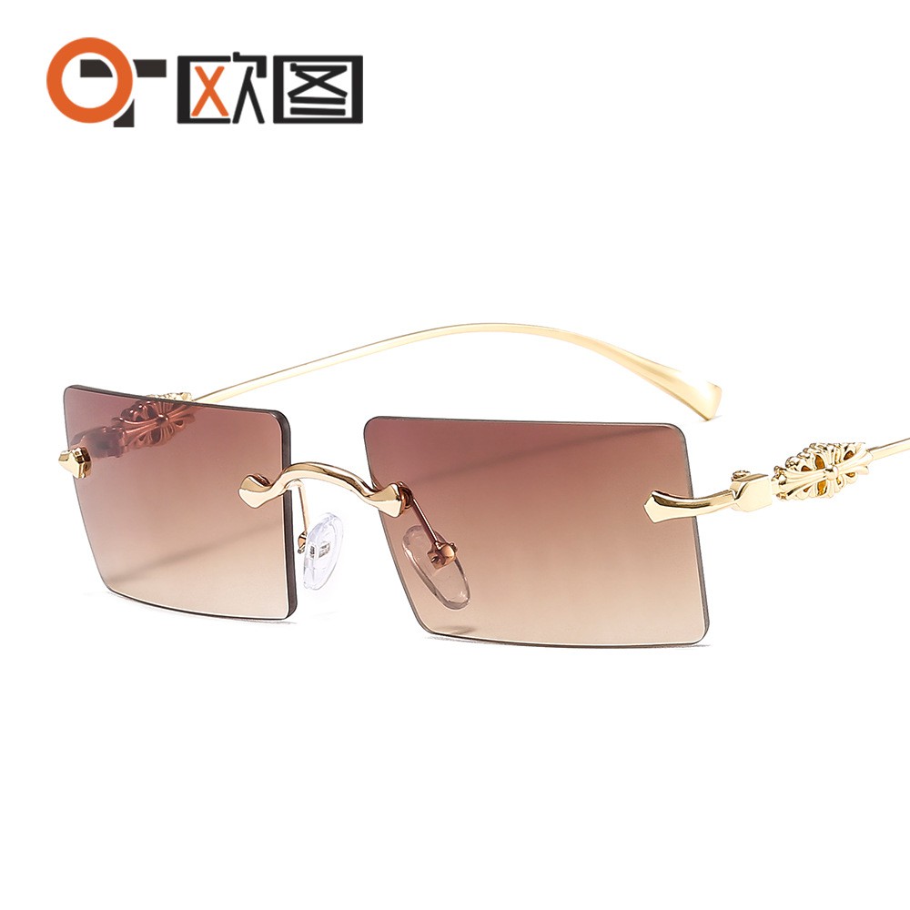 Kính mát tròng vuông không viền chất lượng cao T805