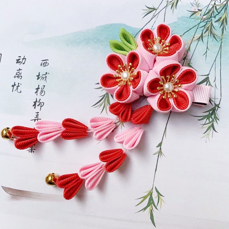 Hoa cài tóc kimono