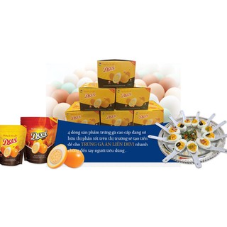 (Hộp 10 quả) Trứng gà ăn liền Devi