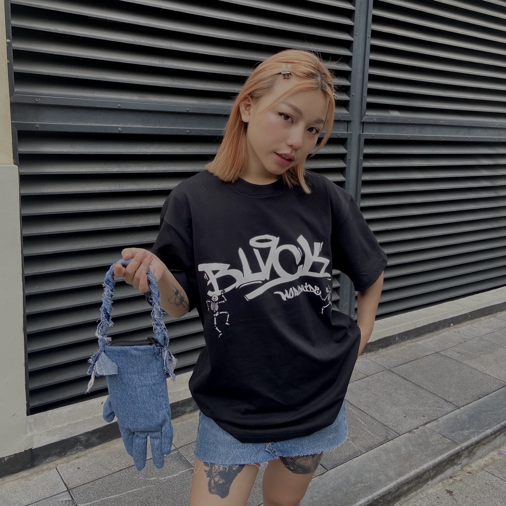 áo thun BLVCK in họa tiết mambo